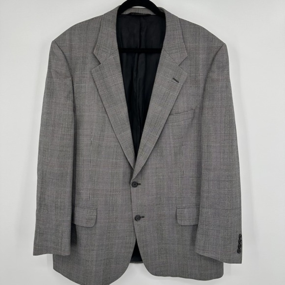 Burberry Gray Glen Plaid Sport Coat